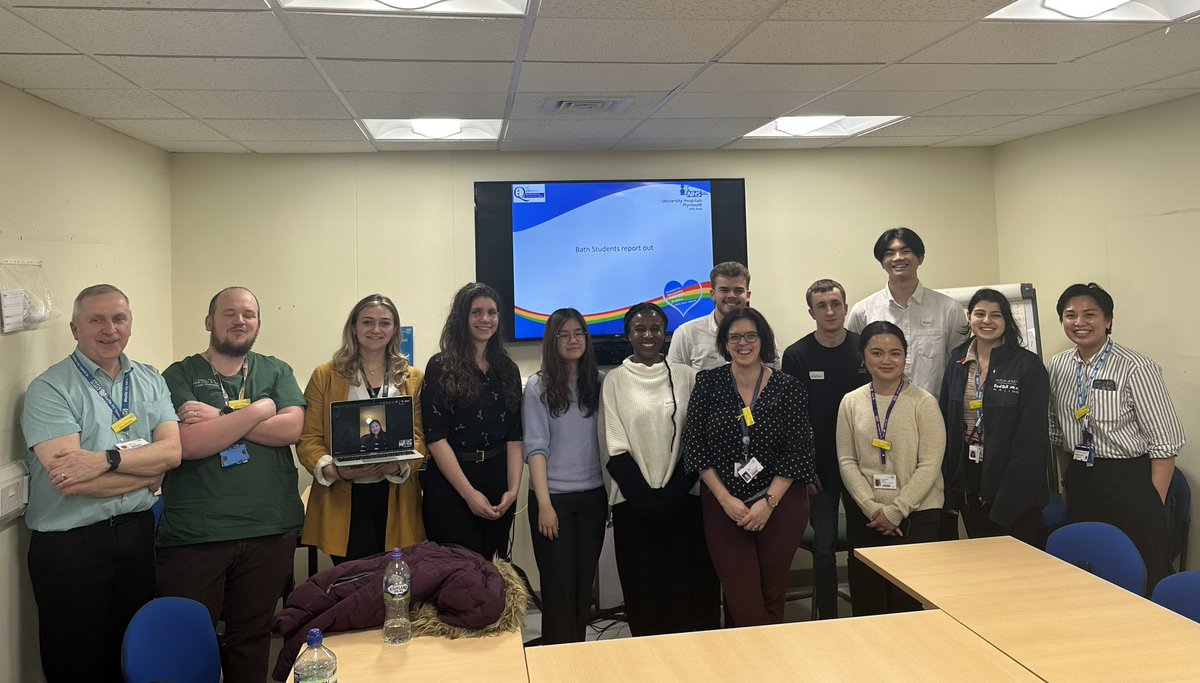 The end of a couple of great days with Uni of Bath students on placement with u, delivering a number of great QI projects using our PeopleFirst methodology. Super exited that five of them are coming to join us as trainees in the summer. See you in March for the next placement
