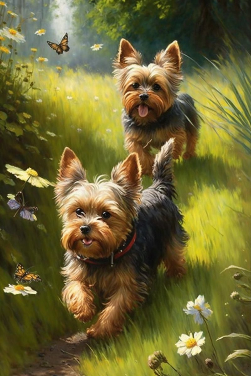 beyondcute_xyz's tweet photo. Yorkshire Terriers were first bred in the 19th century in Yorkshire, England and got their name from the area 🏴󠁧󠁢󠁥󠁮󠁧󠁿 https://t.co/JCxkWg7nPf