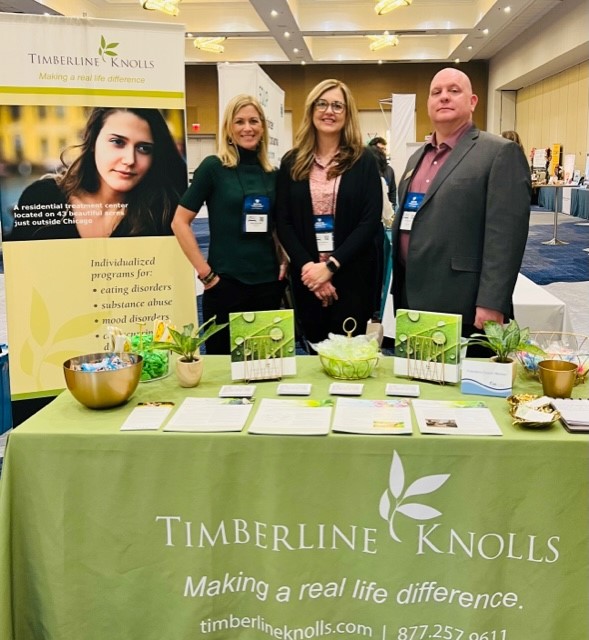 TimberlineToday's tweet photo. We're at the iaedp™ Foundation 2023 Symposium! Our team at the conference: Diane Faison-Roe, Director of Business Development; MaryAnne Morrow, Director of Communications and Dan Santangelo LCPC, Director of Clinical Services. Stop by our booth 58! #iaedp #team #treatmentcenter https://t.co/sP9VKo8vyF