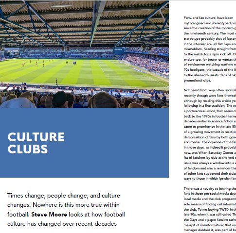 Tomorrow sees the next edition of @Turnstile_Blue go on sale. Your chance to read this article by @steve_m10 
A must for all #itfc and still only 100 pence