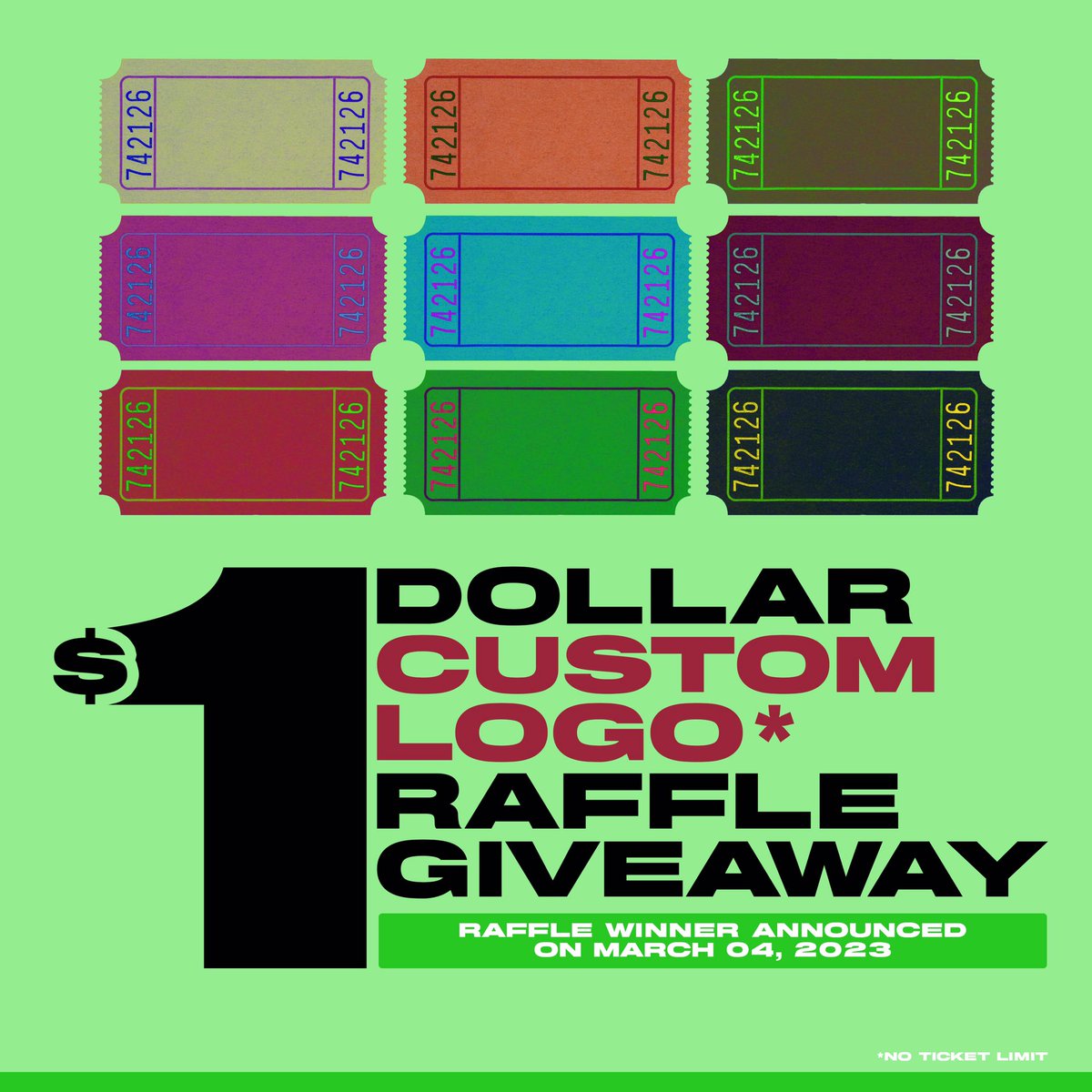 iamchamppowell's tweet photo. GIVEAWAY🎟💚 $1 Custom Logo Raffle!!!!
Lot of people looking to start that new brand or rebrand this year…don’t miss your opportunity to get your custom logo!!!!💼

DM me to purchase tickets https://t.co/eq3IK2xU9s