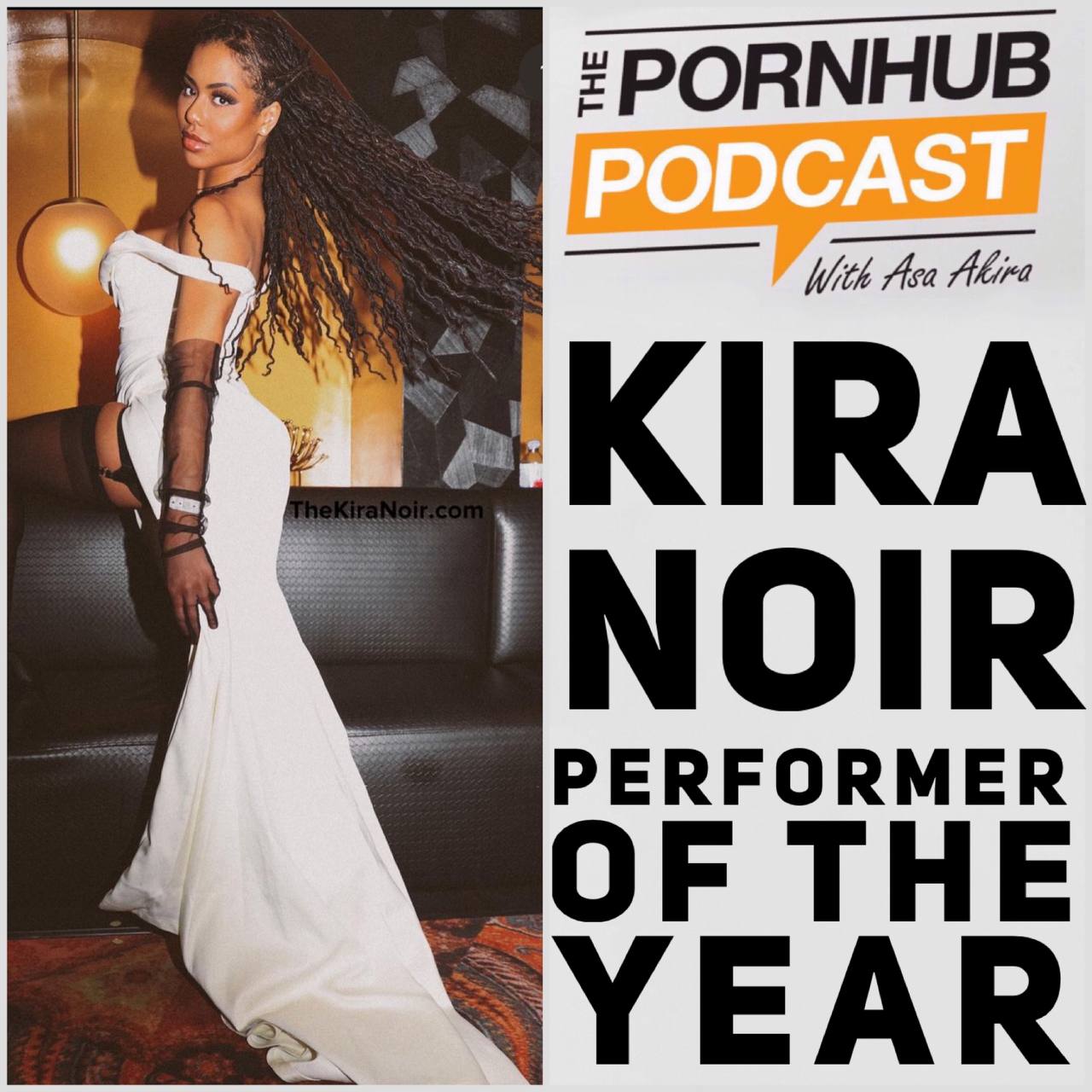 In January, @thekiranoir took home the AVN award for Female Performer of the Year, being the first Black woman to win this award since its inception in 1993. Listen to her recent convo discussing the win & more on the @pornhub Podcast with @asaakira 🧡 https://t.co/VMHKpkiNLZ https://t.co/x4wPzdr6lx