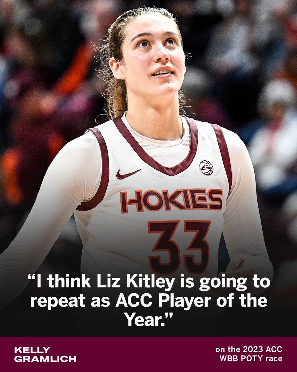 Liz Kitley has been ballin' all season 🔥 Will she repeat as @accwbb POTY?, image size:960x1200