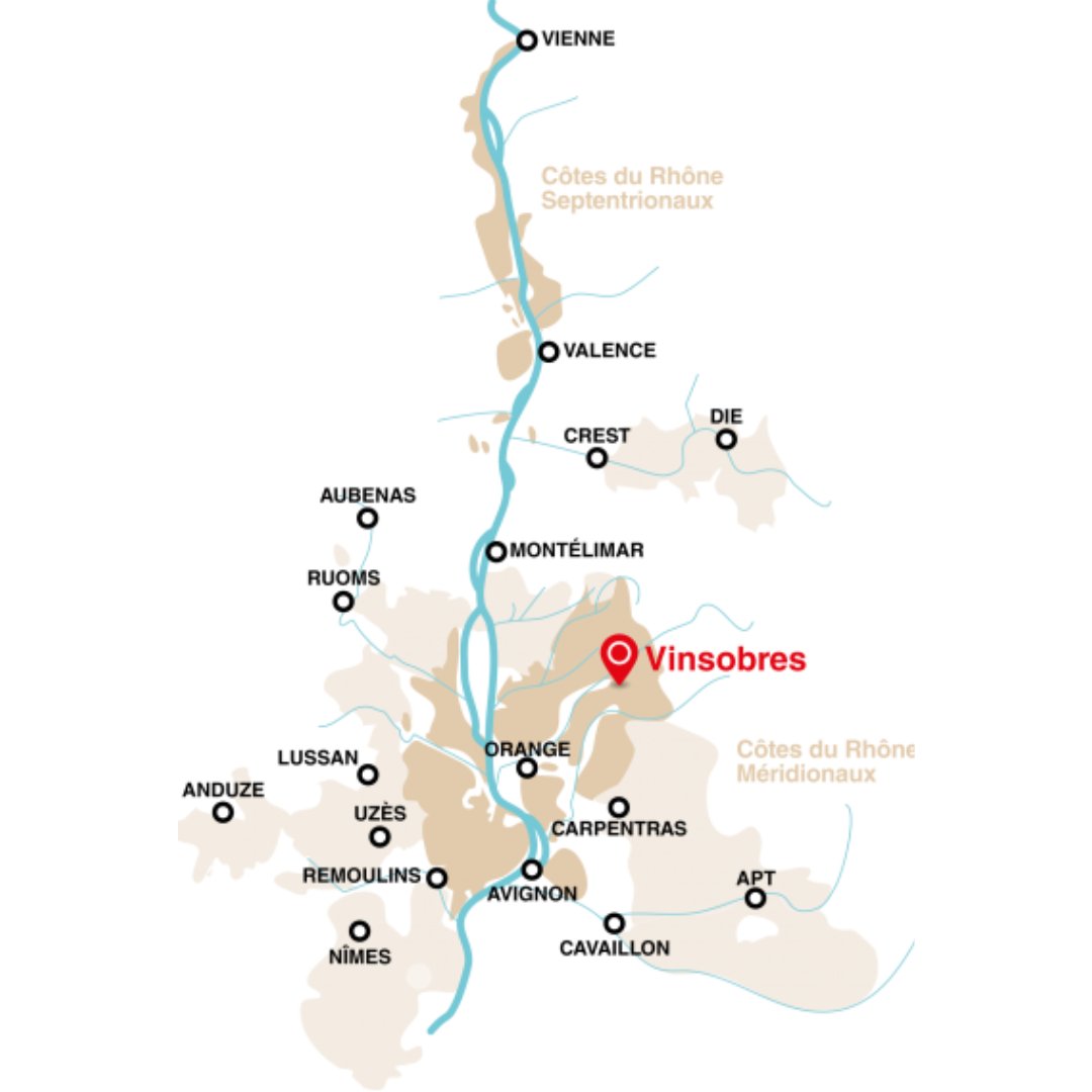 On this day in February 17, 2006: Vinsobres red wine was a Côtes-du-Rhône Villages AOC until 2006, when it was promoted to become the first standalone Rhône Cru in Drôme Provençale. #rhone #rhonecru #vinsobres #grenache #syrah #mourvedre