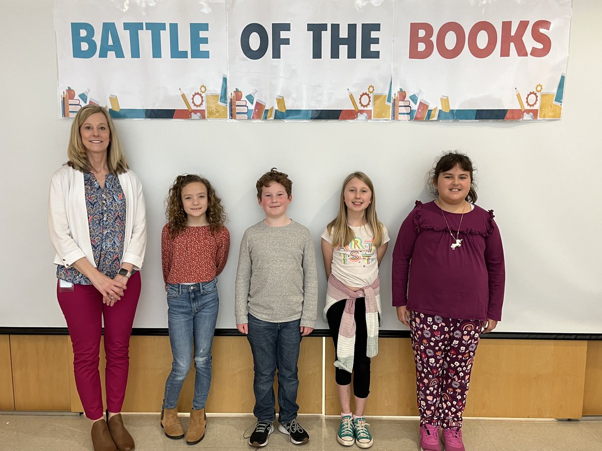PoquosonSchools's tweet photo. PES held their Battle of the Books competition earlier this week! These students have been working incredibly hard at reading and memorizing facts from a dozen books! One team of students will represent PES at the Regional Battle of the Books in Williamsburg on March 18th!! https://t.co/UioqQnsjuh