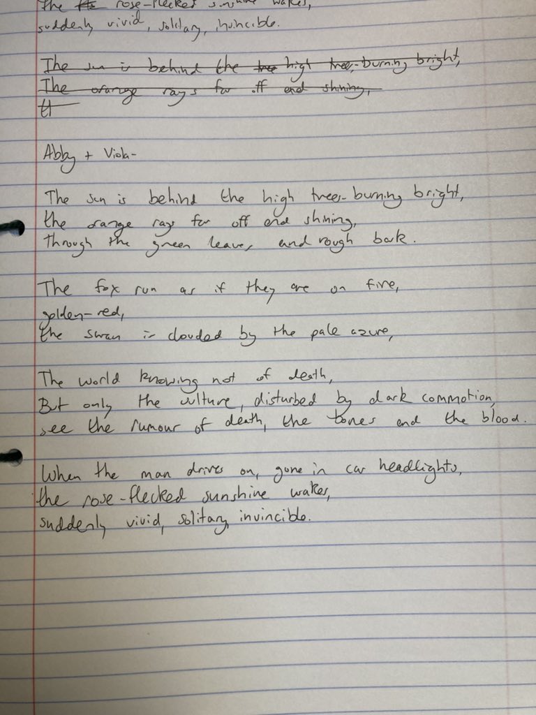 CDPSEnglish's tweet photo. Year 8 Natural World Poetry https://t.co/6KpQ7A8DlY