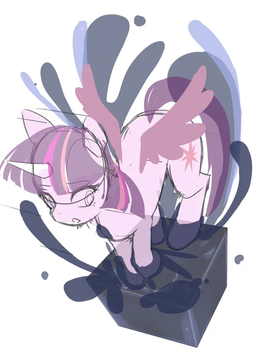 MLPの固めというニッチな層を確実に撃ち抜いていく剛腕スタイル。最初の餌食はプリンセス・セレスティア。MLP固めシリーズ、次回はトワイライトスパークルです!本当に描くかは皆様の応援次第ということで! 