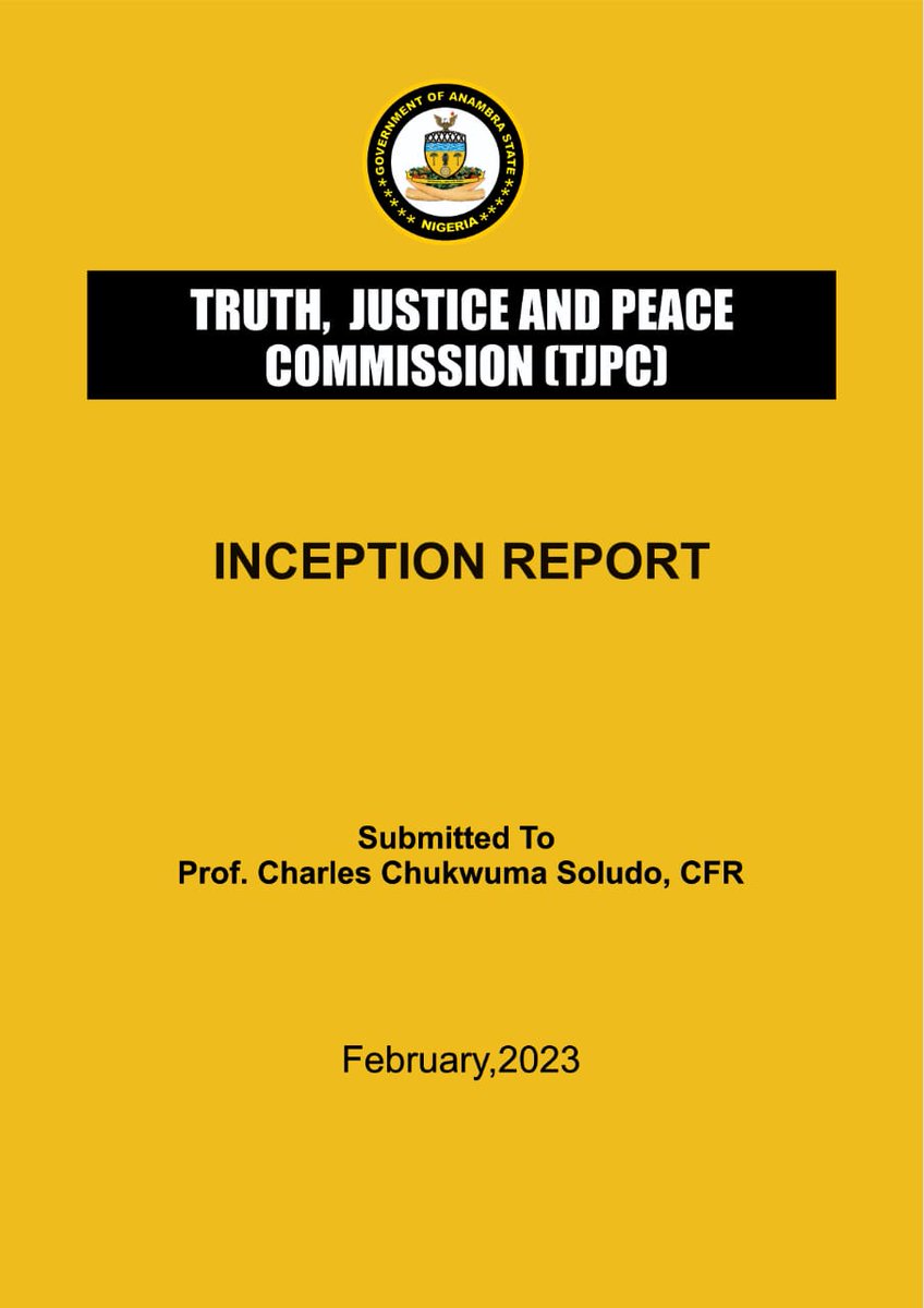 ChidiOdinkalu's tweet photo. Today in Awka, Anambra State, @CCSoludo received the #InceptionReport of the Truth, Justice, & Peace Commission into the agitation & restiveness in SE #Nigeria. It is by no means over but.... https://t.co/JiBjIkdsTB