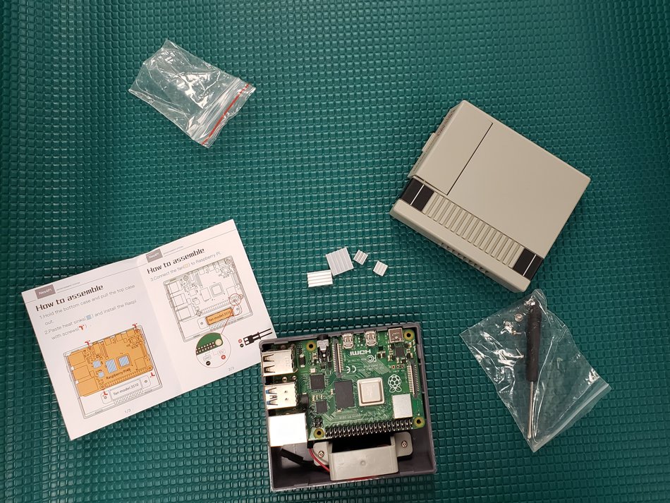 mrfordsclass's tweet image. It lives! We assembled the Rasberry Pi into the GeeekPi Retro Gaming Nes4Pi Case and installed an operating system. Next week, students that have their work done can game old-school style. 
#RasberryPi #GeekPi