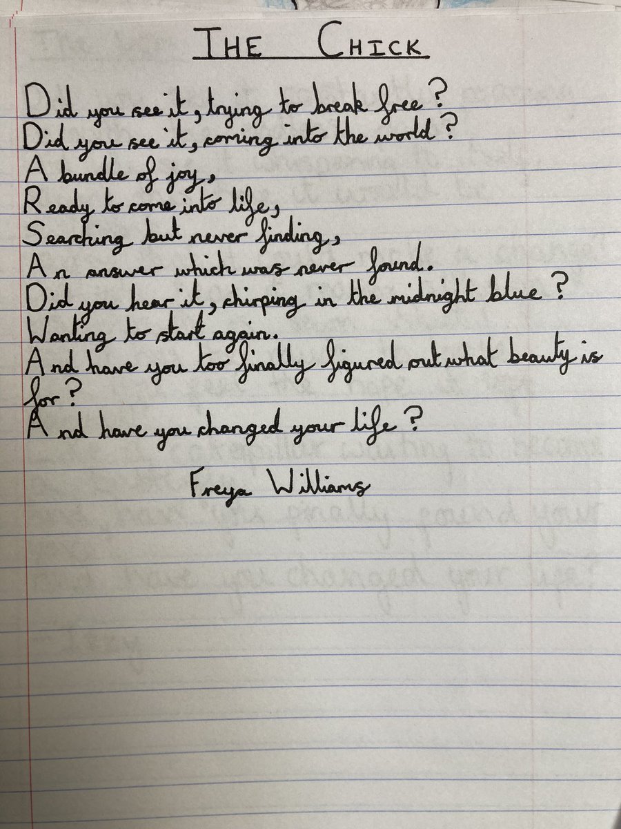 CDPSEnglish's tweet photo. Year 8 Natural World Poetry https://t.co/64pAN7syEW