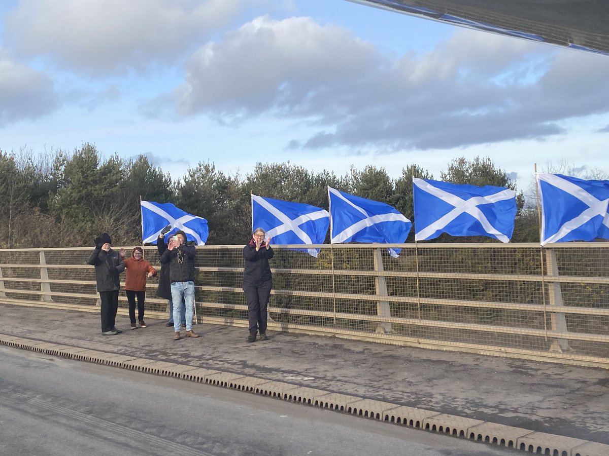 #BridgesForIndy in Angus today. #ScottishIndependence2023 is our goal.