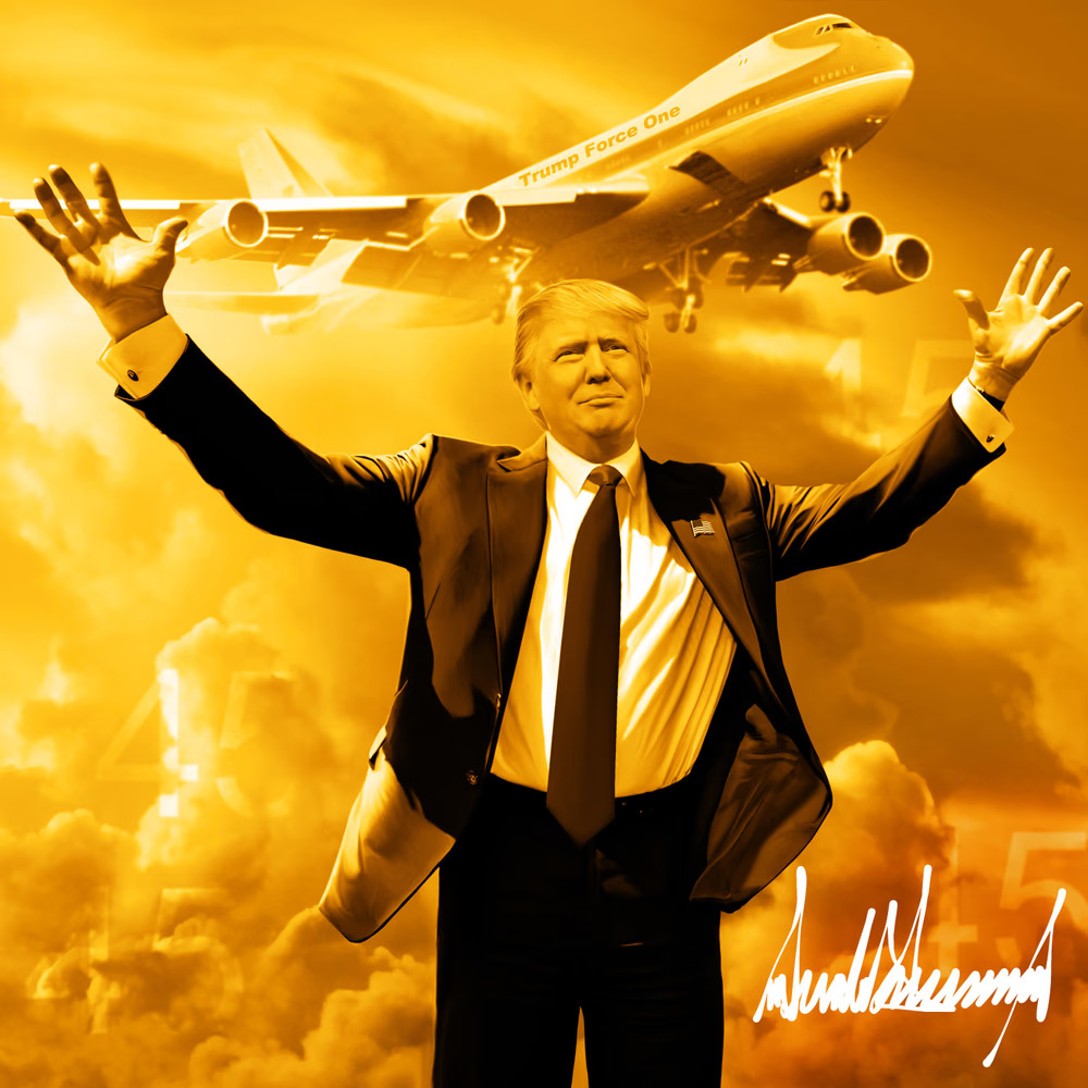 CollectTrump's tweet photo. "If you're going to be thinking, you may as well think big." -Donald J. Trump #CollectTrumpCards https://t.co/sZdhmyHgJX