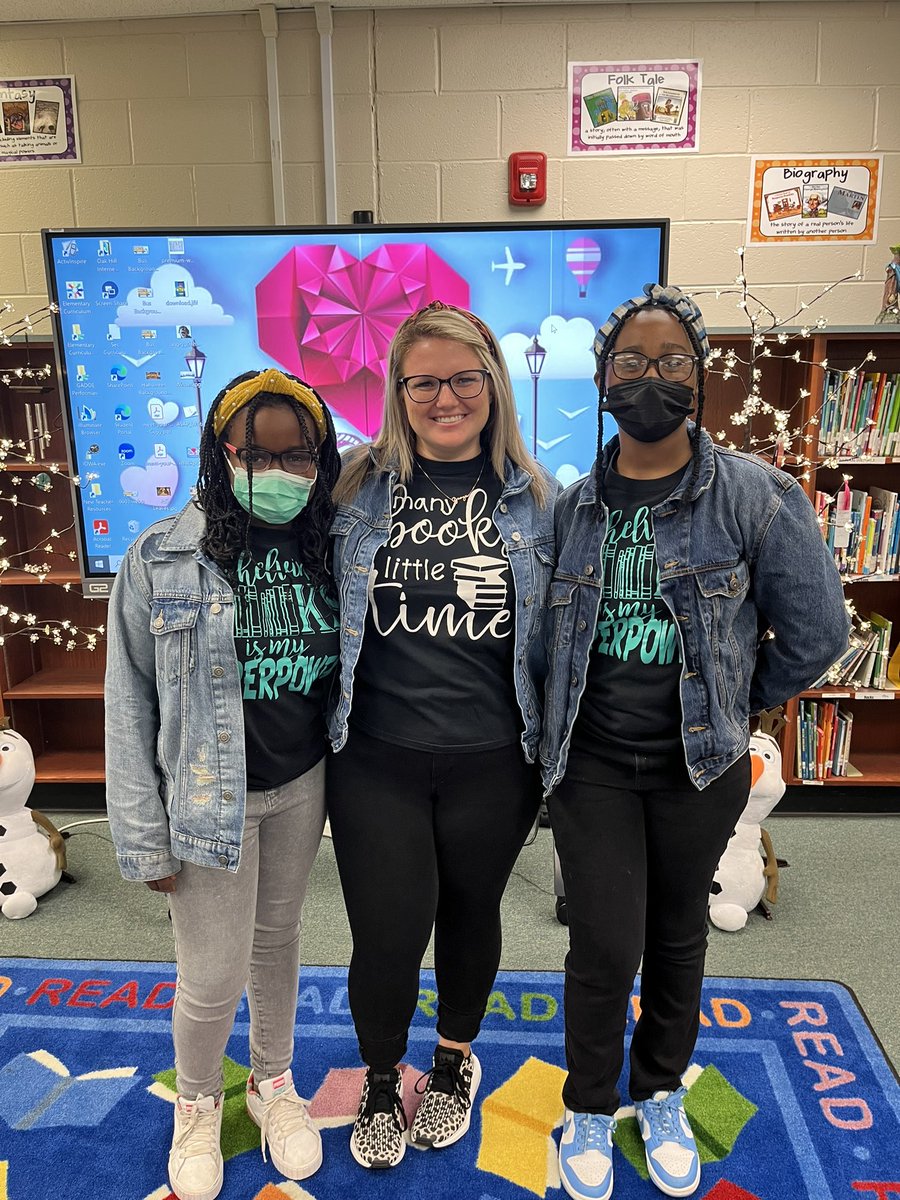 There is nothing more special than your Former student, <a href="/BoldinBulldogs/">Amy Boldin</a> Amy Boldin, and your current students Journey and Zion dress as “The Media Specialist” in honor of Black History Month Dress-Up Day! I just love it and I love them too! <a href="/OHES_Covington/">Oak Hill Elementary</a> <a href="/tutuedtech/">Ijeoma Johnson</a>