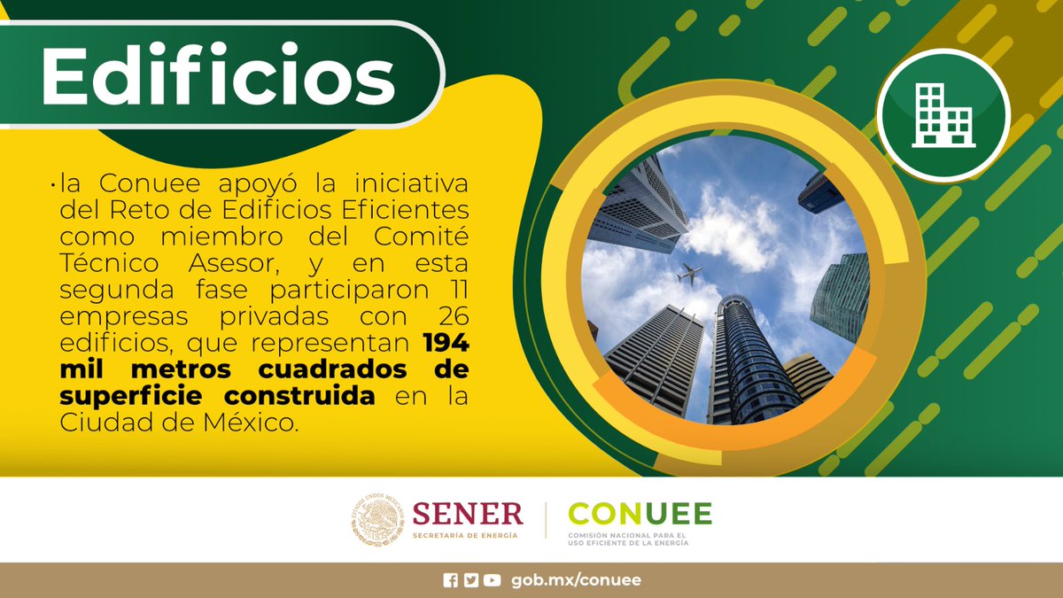CONUEE_mx's tweet photo. El equipo de @CEdificios trabaja de manera coordinada con actores clave para la mejora del desempeño energético de los inmuebles privados y públicos.

Esta semana te presentamos nuestro Informe de Labores del 2022📖 #IDA2022 
🖱https://t.co/oYEuzaCyCW

#programasConuee https://t.co/JnZ8NhlmDa
