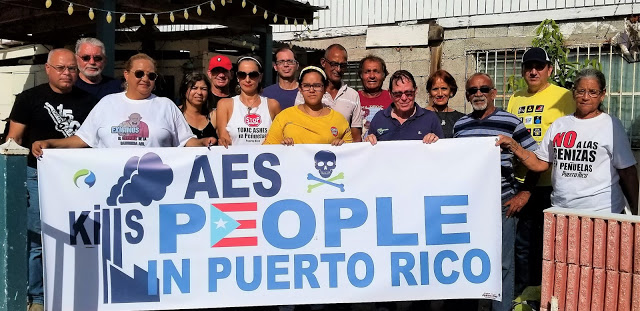 geoyapti's tweet photo. Energy companies like @TheAESCorp create sacrifice zones. 

AES markets an image of supporting green energy, but look at how they have poisioned communities with coal burning and coal ash in Puerto Rico, Chile, Dominican Republic, etc. 

#MoveYourAsh to clean up your toxic waste! https://t.co/ufRxM7hEvr