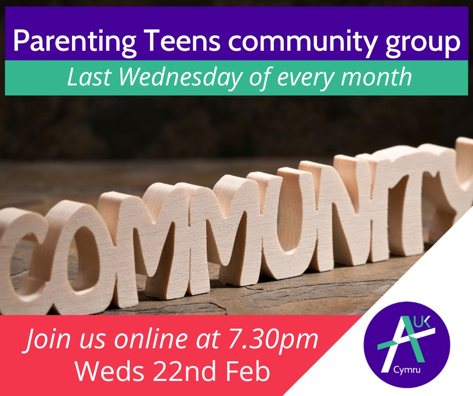 Our Parenting Teens group is meeting this coming Wednesday, from 7.30pm. New attendees are very welcome.

🗓️ Wednesday 22nd Feb
🕢 7.30pm
📍 Zoom

Register in advance to attend:
🔗eventbrite.com/cc/parenting-t…