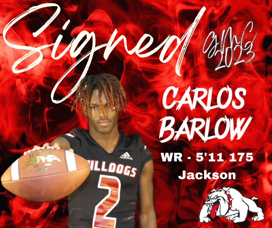Welcome Home!! <a href="/carlosyoungin23/">Carlos Barlow</a> 
 🖋️➡️📝🐶

<a href="/THEGCAA/">GCAA</a> <a href="/sportsguymarv/">Marvin L James II</a> <a href="/GMCBulldogs/">Georgia Military College Athletics</a> <a href="/rmchester00/">Rob Manchester</a> <a href="/Coach_DRamsey/">Dustin Ramsey</a> <a href="/CoachLReady/">Coach Leland Ready</a> <a href="/Coach_Dungee8/">CoachDungee_JHS</a> <a href="/OLCoachSmith/">Brackin Smith II</a> <a href="/TheCoachWildes/">Coach Austin Wildes</a> <a href="/CoachRyanFavre/">Ryan Favre</a>