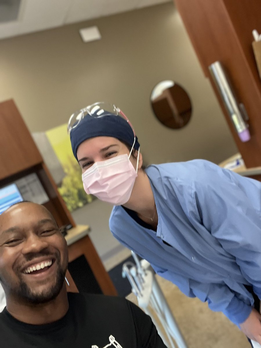 MikeCarter300's tweet photo. It’s always a great experience at Aspen Dental! Thank you Marla for being phenomenal! I definitely recommend her for employee of the month! 

#Legacy #TheriseofMikeCarter #Florida #AspenDental #Smile #Teeth #LibertyUniversity #invisalign  #Ngroup #Georgia #Dublin #Twitter https://t.co/IaWZi7OOu8