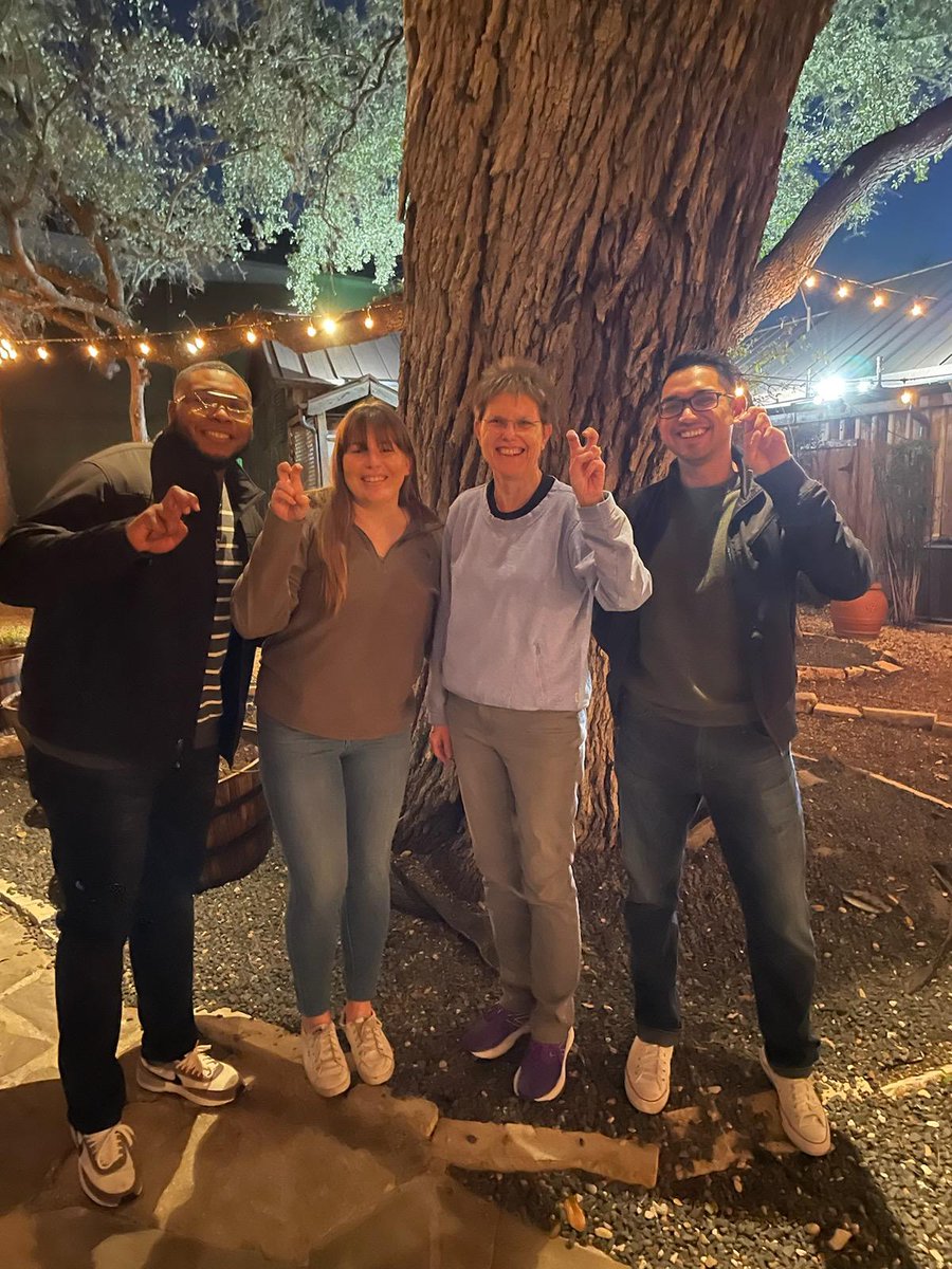 tculiink's tweet photo. The LiiNK team was out in the field this week for teacher training and data collection. It was great to be able to have dinner together each night! Go frogs!
#tculiink #gofrogs #liinkcenter #wholechildhealth #unstructuredplay #liinkbreak #play https://t.co/bYpksiPbPA