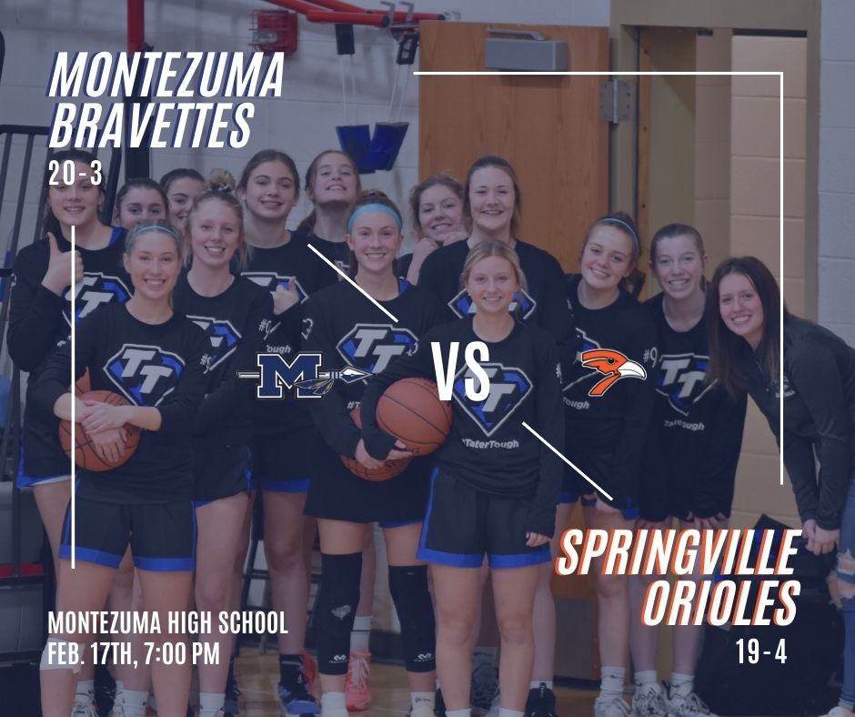 MonteSchoolsIA's tweet photo. GAME DAY

Good luck to the Bravettes as they host Springville tonight at 7:00 in regional semifinal action! https://t.co/GvoFgnXC7i