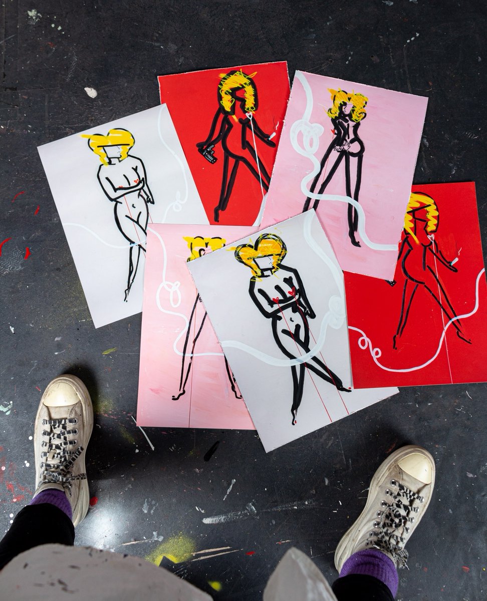 hollyinks's tweet photo. 'The Girls' prints 💫

Just a handful of each, size A3 - giclee on 300gsm Cotton Rag paper. Hand finished editions have deckled edges

Online now ✨ https://t.co/jhyVeH61mU