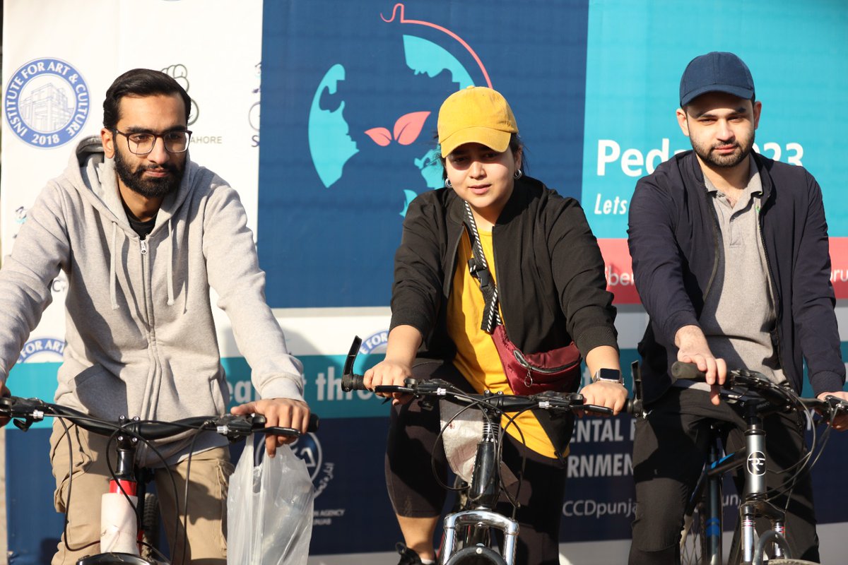 EPCCDpunjab's tweet photo. Thank You #Lahore for an overwhelming response and energetic participation in #pedal2023 #cyclingforenvironment
@CS_Punjab 
@zishan_khawaja 
#BreakingNews https://t.co/jn77ltsNsv