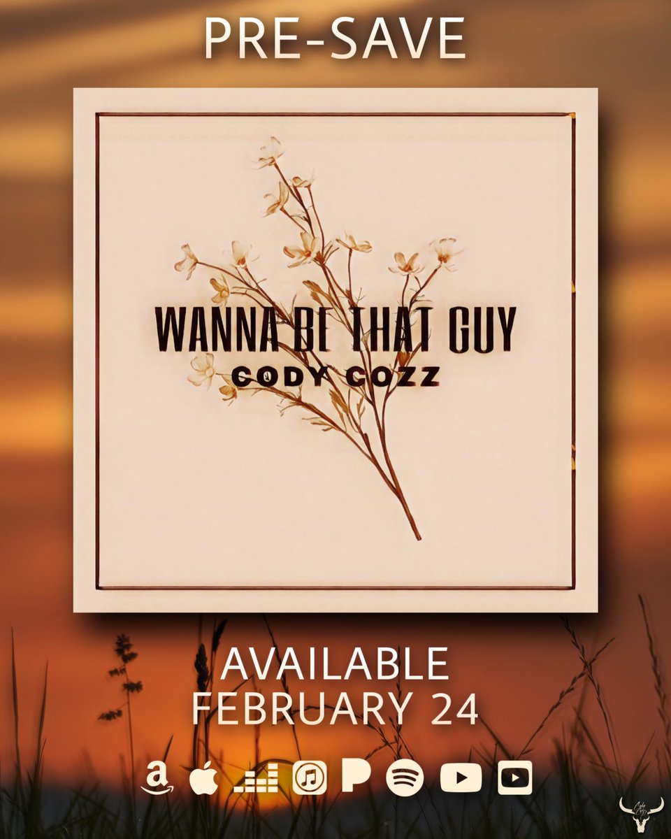 codycozzmusic's tweet photo. PRESAVE MY NEW SONG WANNA BE THAT GUY! https://t.co/f7PyUq9KlA https://t.co/edzFcaXMsX