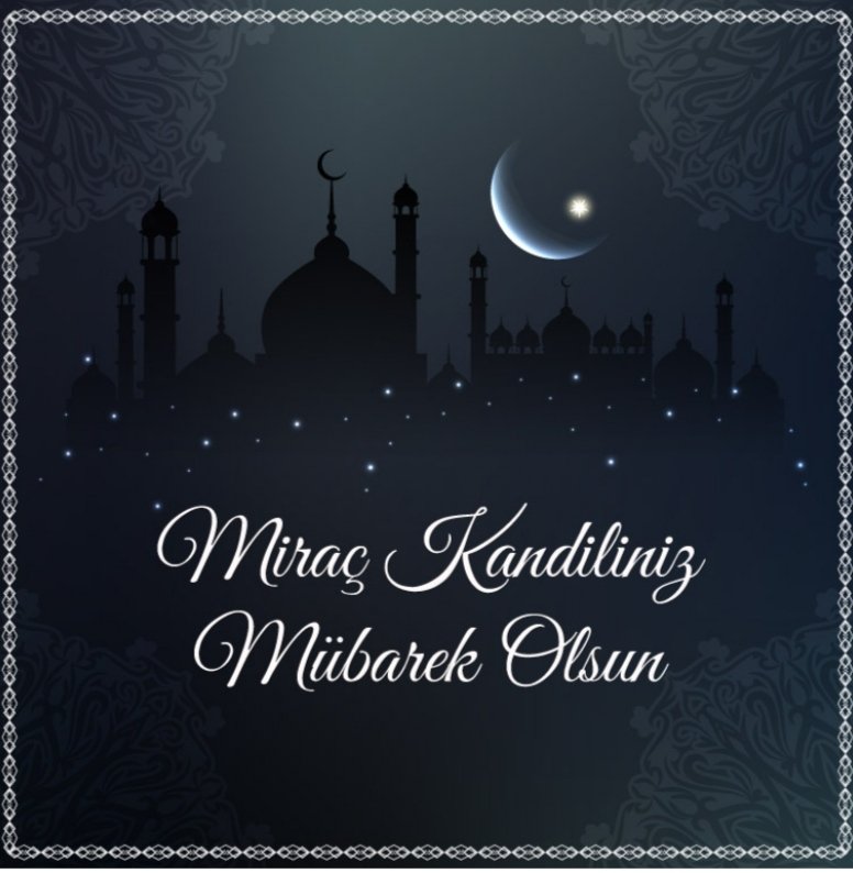 Bu gecenin hürmetine yurdumuza birlik ve beraberlik içinde ferahlık, tüm insanlığa merhamet ihsan eyle ya Rab, rahmetini tüm İslam aleminin üzerinden eksik etme 🤲🏻
#MiracKandili
