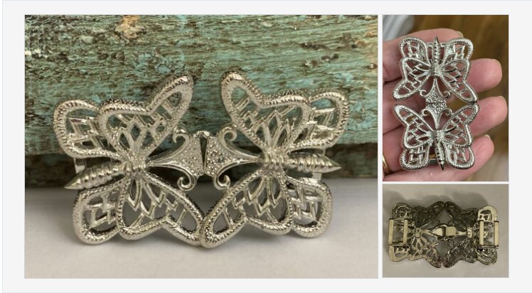 Vintage Signed Mimi Di N 1977 Silver Tone Figural Smaller Butterfly Belt Buckle | eBay #vintagecostumejewelry #costumejewelry #vintagejewelry #jewelry #estatejewelry #signedjewelry #mimidin 
ebay.com/itm/1257758923…