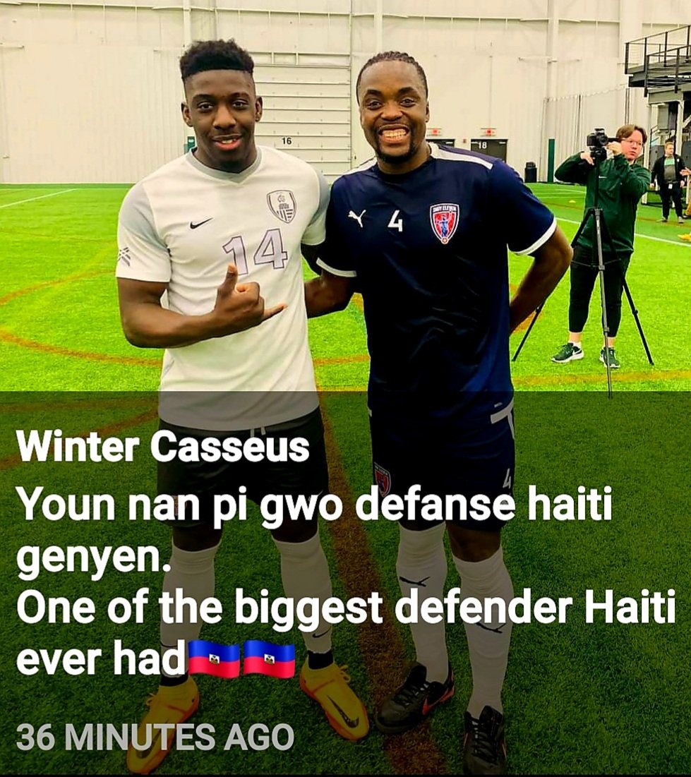 route1soccer's tweet photo. Hey @IndyEleven. Just want to say, if you can secure the services of this young man on the left, @CasseusWinter4, you will not be disappointed. And I'll definitely buy his jersey! @TheBreakersAFC for life!!
#JustDudeIt🤙🏾🤙🏽🤙🏼 https://t.co/rtWvGoPH6x