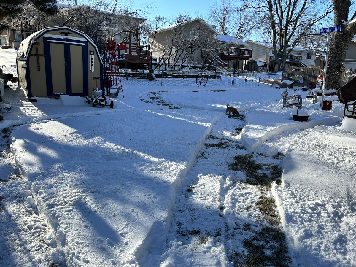 urbs2332's tweet photo. The post Snomageddon ‘Poop Loop’ for the dogs!  #smallDogProblems https://t.co/2bbkauIglu