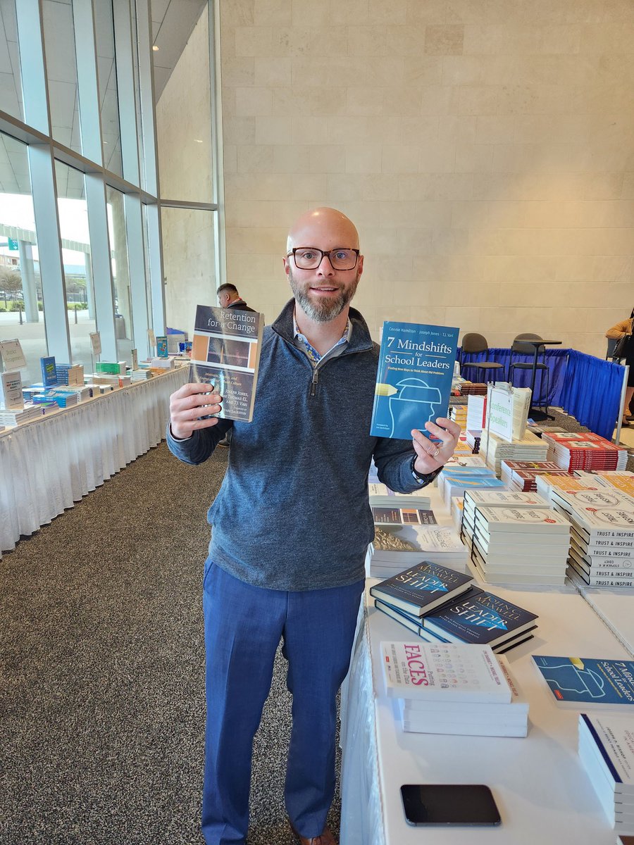tjvari's tweet photo. It was a nice surprise to find #RetentionForAChange in the @AASAHQ book store.
@Principal_EL, @Supt_Jones, & I are thrilled to present research- & evidenced-based strategies for teacher retention.
The changes we make in education must include what we do to retain teachers. https://t.co/5bbLJlVceO