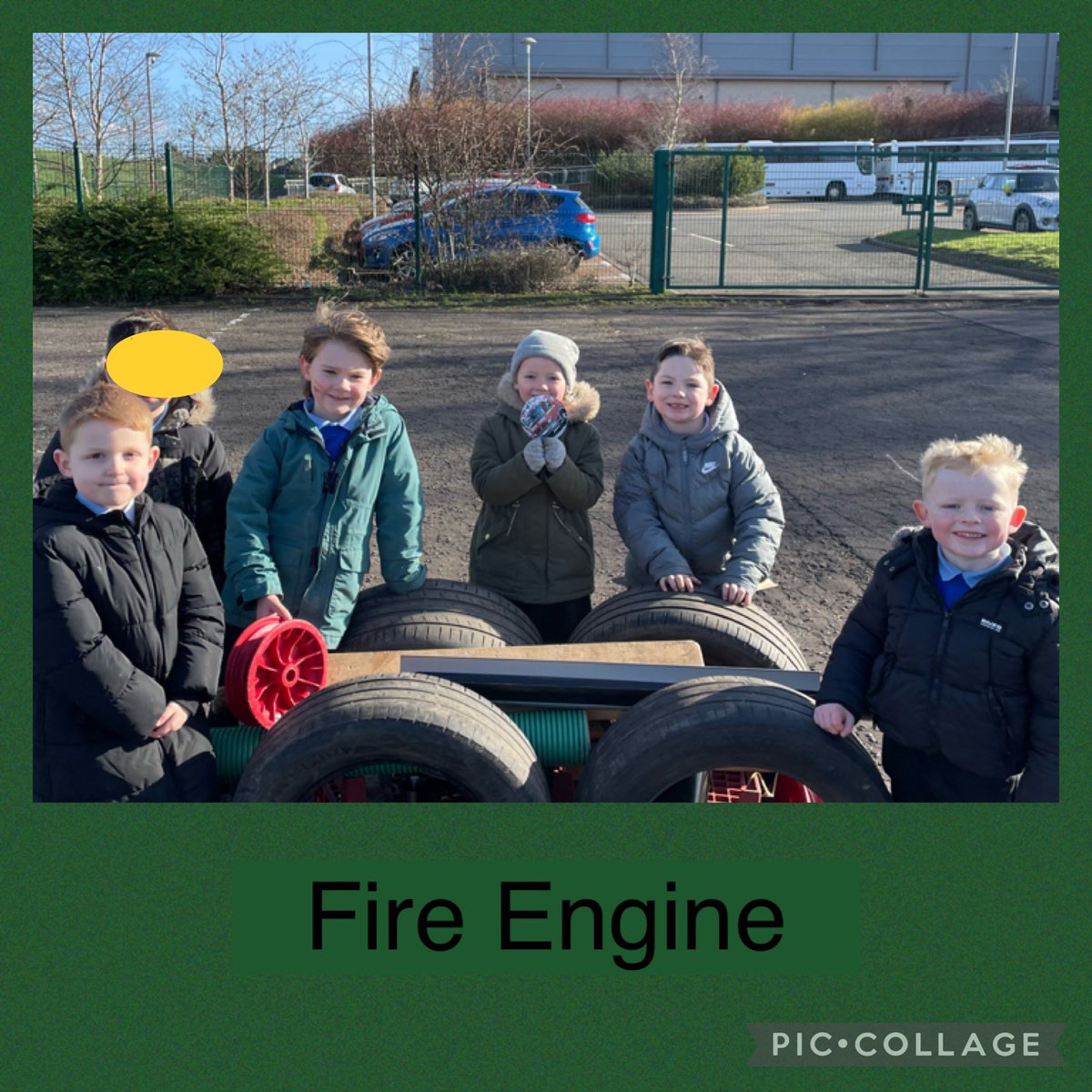 OxgangPs's tweet photo. Primary 1 used outdoor resources and worked in teams to make emergency service vehicles #outdoorlearning #looseparts #peoplewhohelpus https://t.co/h3F3BZXUlC