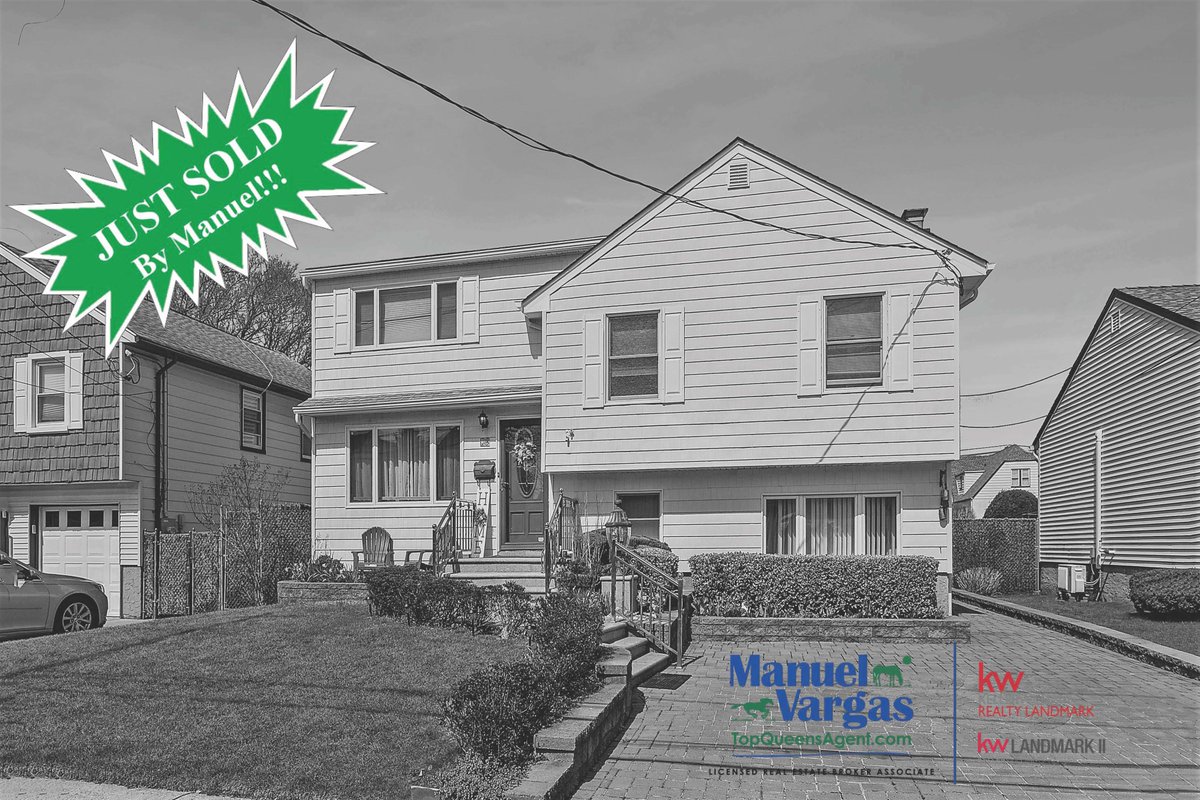 TopQueensAgent's tweet image. #JustSold in #EastRockaway an amazing 5br #Splitlevel on 50x150 oversized lot, in excellent condition.  #SoldAllCash to a lucky buyer. Want to buy or sell? Call Manuel @917-559-2002.