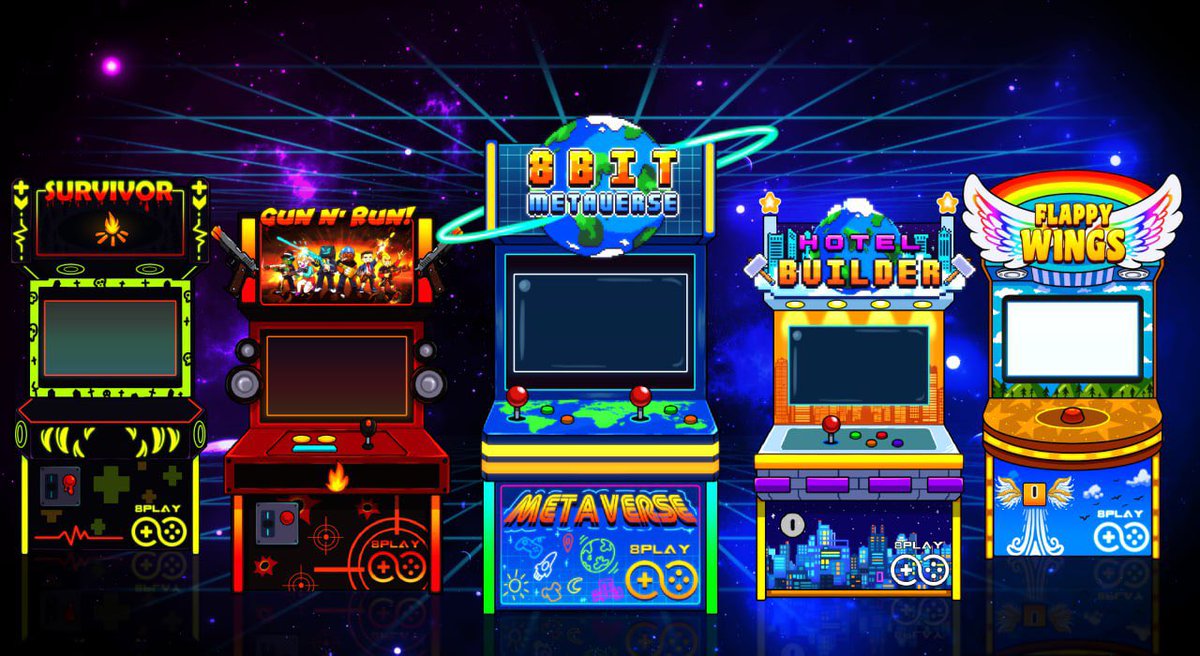 Okay! I will drop the alpha for Sunday weekly update now…

The idea is to re-create your childhood gaming experience in crypto style. 

Welcome to <a href="/8play_games/">8PLAY.GAMES - NFT Arcade</a> NFT Arcade 🕹👾

Would the $CONK community like a game of their own? 

100 RTs and 100 likes we’ll build it in 2 weeks!