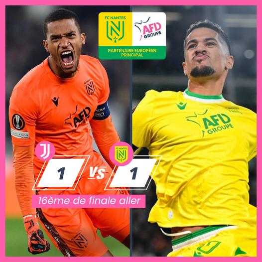 AfdGroupe's tweet photo. 🔥Hier, le @FCNantes  nous a encore offert un match 𝗺𝗮𝗴𝗻𝗶𝗳𝗶𝗾𝘂𝗲 !
AFD Groupe est fier d'être à leurs côtés comme partenaire officiel en UEFA Europa League. ✊ 
Rendez-vous la semaine prochaine et tenter d'y assister en remportant 2 places. RDV notre Facebook &amp; Linkedin https://t.co/EuBRjUMzFV