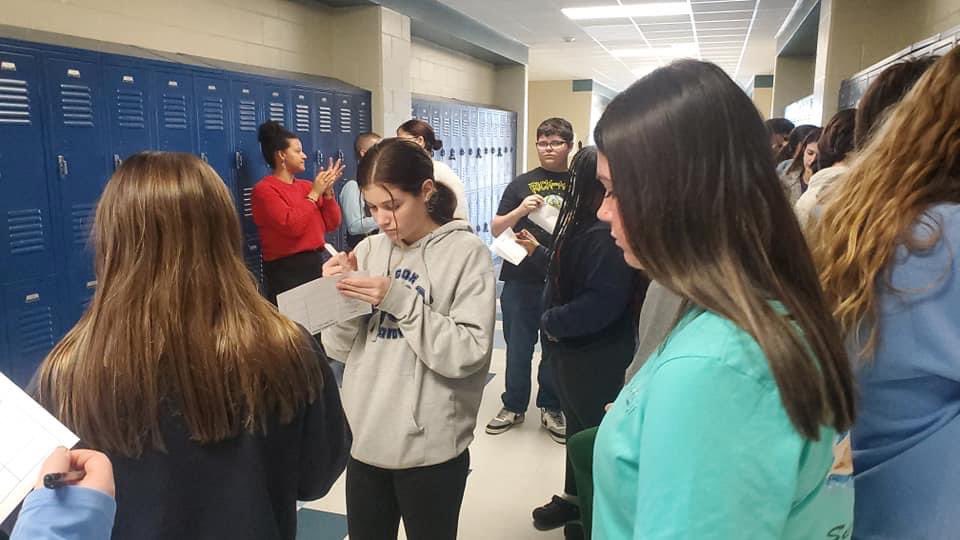 PCS_AVID's tweet image. @SouthCentralHS @AVID4College site team recruited for their new freshman class this week! #AVIDmindset