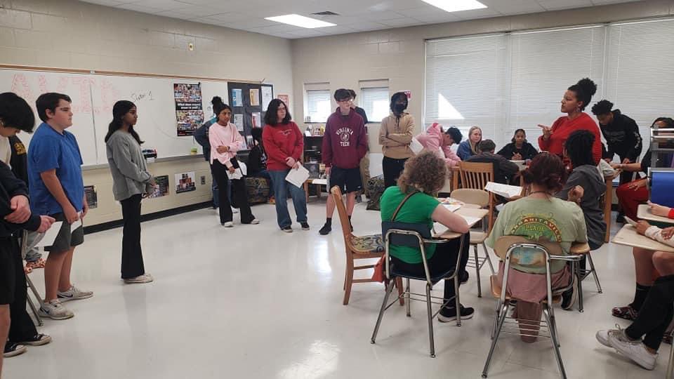 PCS_AVID's tweet image. @SouthCentralHS @AVID4College site team recruited for their new freshman class this week! #AVIDmindset