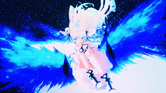 『星になる』 #白い森art #シマナガエナ 