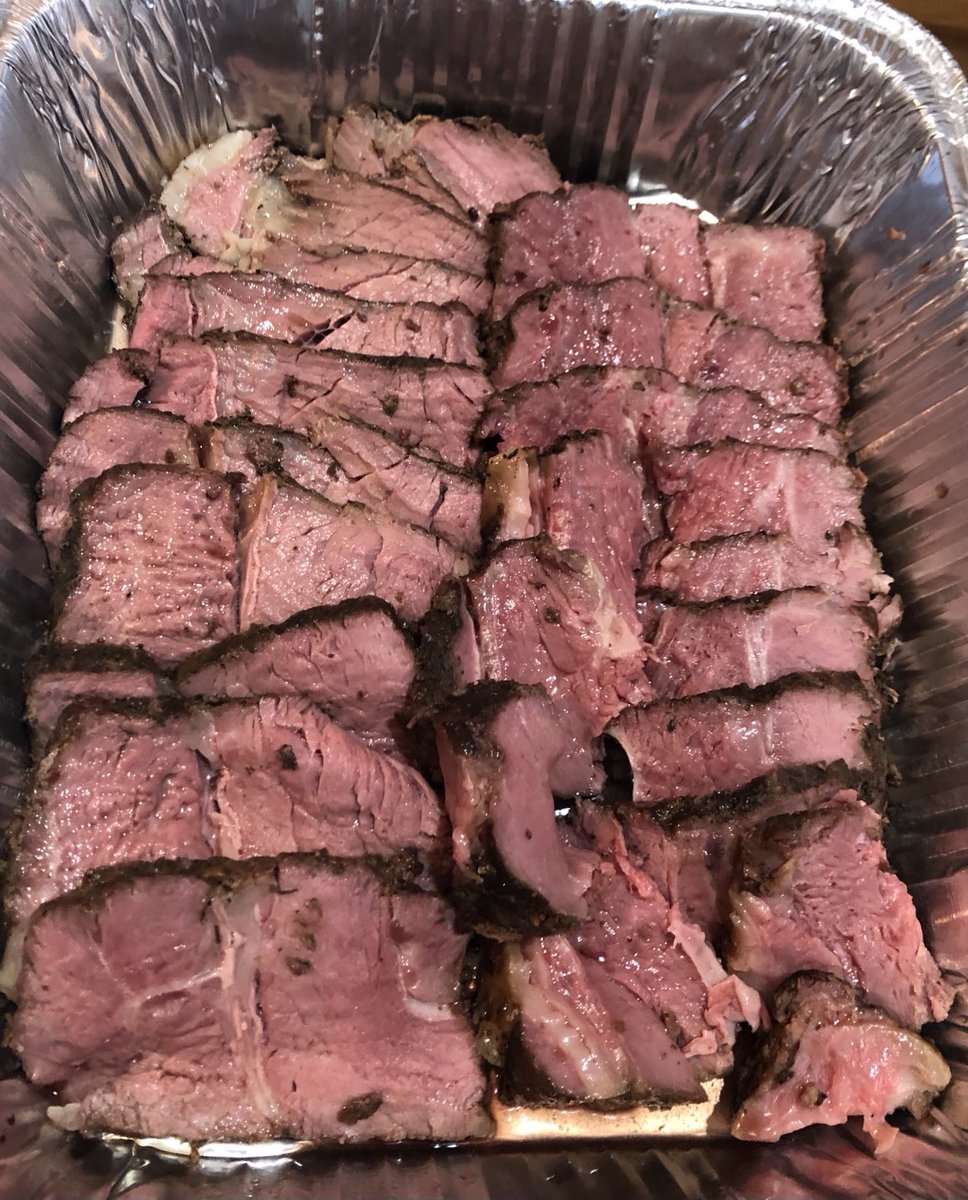 TArcand's tweet photo. Found a new tool for my cooking arsenal. Sous vide! 
Chuck roast - 24 hours at 130 F and then seared in an oven @500F for 10 mins. Perfection. 
#MeatIsGood https://t.co/0rkjLxFSd4