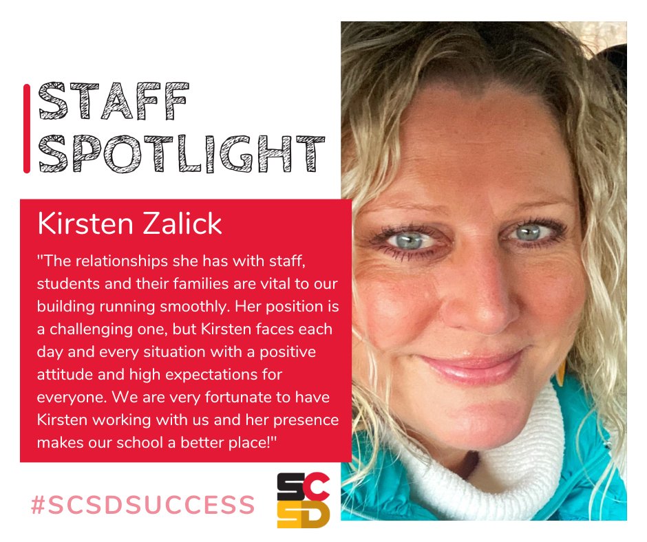 Syracuse City School (@syracuseschools) on Twitter photo #SCSDGivesThanks for our outstanding staff! Today, learn about <a href="/SalemHyde/">Salem Hyde</a> TCIS instructor and Student Support Center team member Kirsten Zalick, who has worked for the SCSD for 24 years. Ms. Zalick was nominated by colleague Melinda Januszka. Thanks, Ms. Zalick, for all you do! #SCSDGivesThanks for our outstanding staff! Today, learn about <a href="/SalemHyde/">Salem Hyde</a> TCIS instructor and Student Support Center team member Kirsten Zalick, who has worked for the SCSD for 24 years. Ms. Zalick was nominated by colleague Melinda Januszka. Thanks, Ms. Zalick, for all you do!
