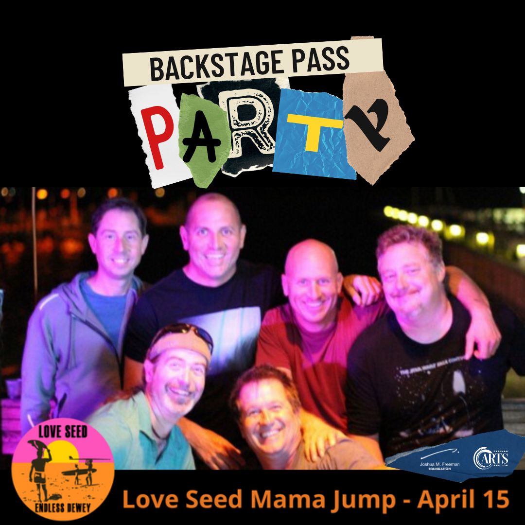 FreemanStage's tweet photo. This just in.... local favorites and Dewey Beach legends Love Seed Mama Jump will be the band to rock out with at the Backstage Pass Party on April 15! Get your tickets at https://t.co/OMD7pWaOeh
#deweybeach #visitdelaware #freemanarts https://t.co/1ykD0nYmFi
