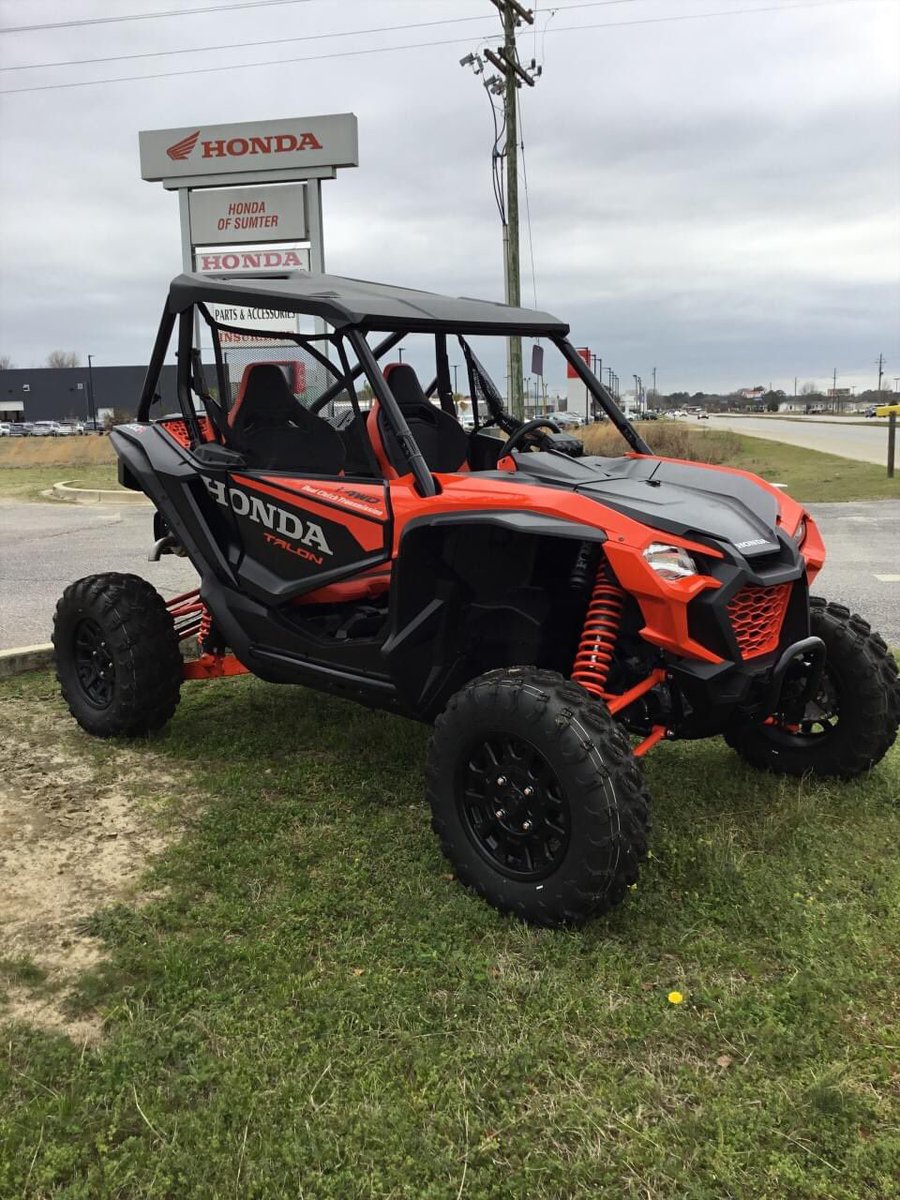 sumterhonda's tweet photo. INVENTORY HIGHLIGHT:
2022 Honda Talon 1000-R SXS10S2R
DCT/I-4WD/IRS
$21,099 plus tax &amp; fees
Stock # 300264 https://t.co/v8EuCDC3VA