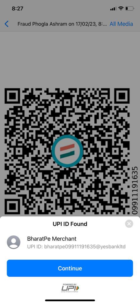veeresh_manrai's tweet image. Yes bank send me a mail that they have frozen his accounts but mathura police ji no action from your side , it seems they don’t listen to UP police many devotees are getting looted please check the website you will find more detail it is interesting that accounts are in yes bank