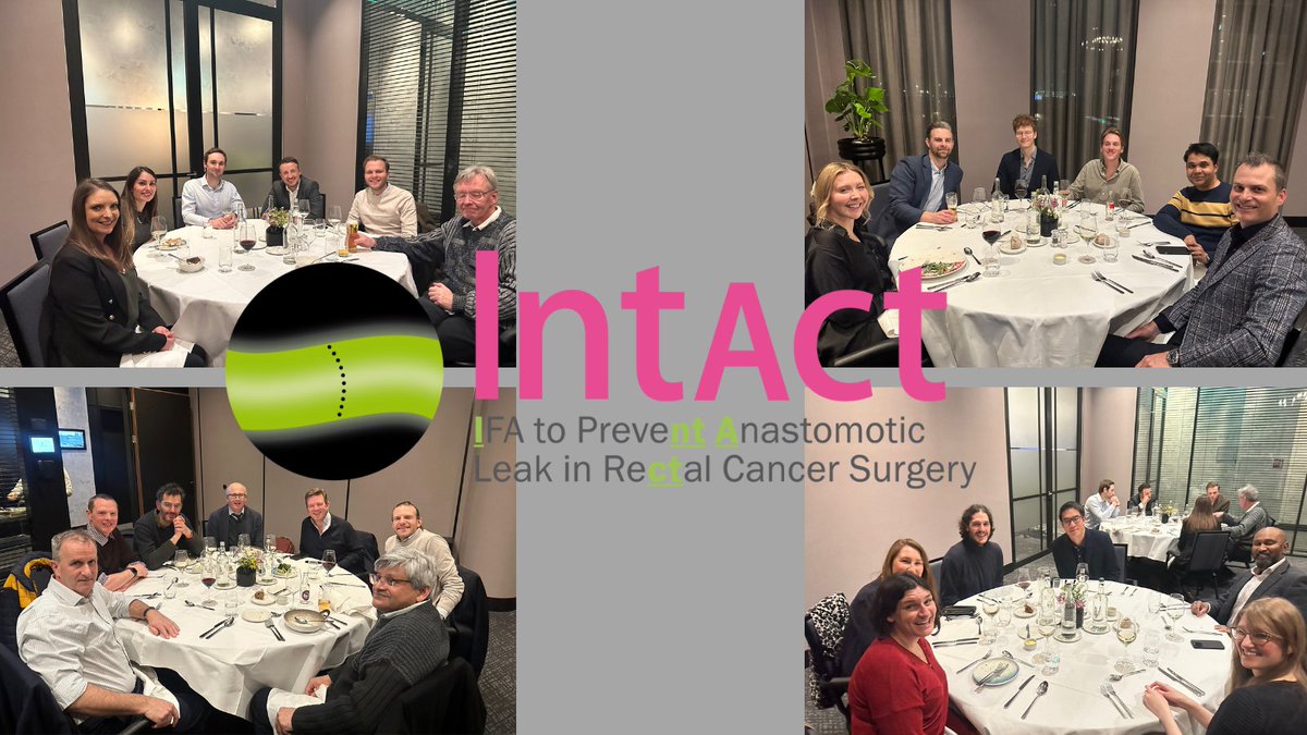 Can't believe it's been 3 weeks since the IntAct Investigator meeting! It was lovely to see people face to face again & to meet members of the @IntactTrial teams! Thank you to everyone came to the meeting and for making it a successful event! #surgerytrials #colorectalresearch