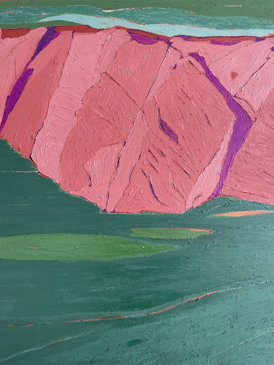 ClareThatcher2's tweet photo. Essence of Space (reworked) 180x150cm.
This painting has been really bothering me.
SO much has been resolved since my last post. Seriously doing something now.
Nicosia Green settling well.
@delphiangallery
#cornishcoast #naturalenvironment #contemporarypainting #inseries https://t.co/RnyVMZV5yc