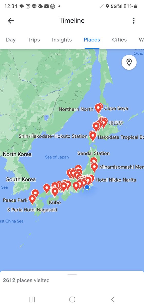 REALIcePoseidon's tweet image. My japan irl subathon is finally over after fighting for it to end for the last week lol. Here are some stats:

65 days live
5k paid members earned
$125k in income
42k spent on overhead
8.3m views to my channel
324 miles walked

And below is a map of everywhere I traveled.