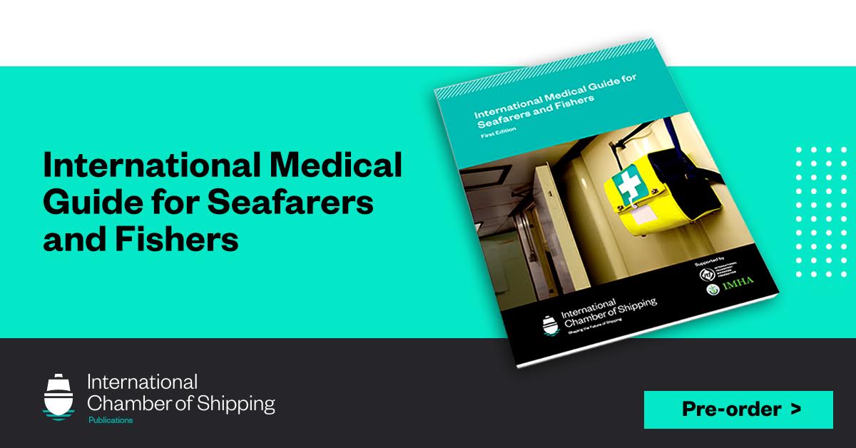 For guidance on injuries, illnesses, and health issues experienced on ships and fishing vessels, Action Cards for urgent medical situations, and the latest medicines and equipment, pre-order the International Medical Guide for Seafarers and Fishers today. ow.ly/Lt6o50MVuLI
