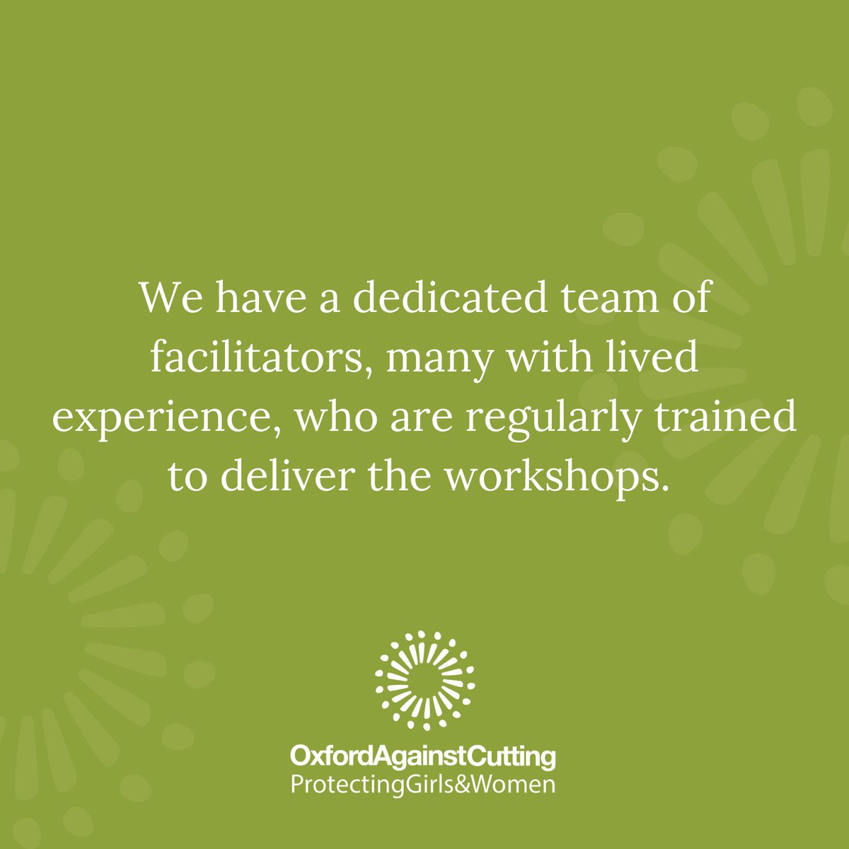 SundialCentre's tweet photo. How can you set up a workshop about FGM, "honour"-based abuse, forced marriage or body image?
It all starts with a message, an email, or a call & we work closely with you to ensure that you get the type of workshop for your group's needs.
#BookYourWorkshop #OACWorkshops #SpeakUp https://t.co/n1I0qcdsF0