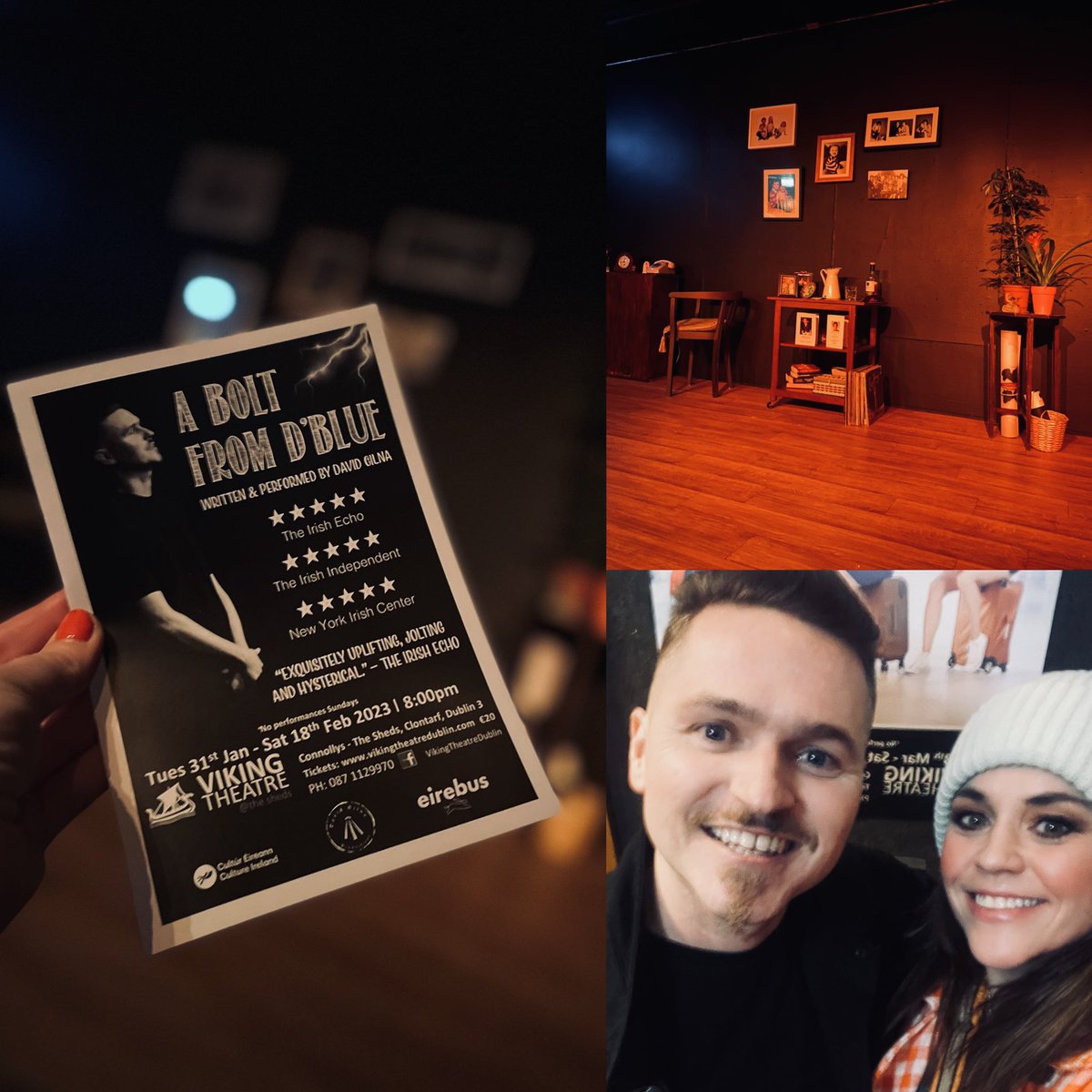 Eirebus (@eirebus) on Twitter photo We were delighted to support the very talented <a href="/irishplaywright/">David Gilna</a> at the Viking Theatre last night. 🎭 A fantastic show 👏🏻👏🏻👏🏻 We were delighted to support the very talented <a href="/irishplaywright/">David Gilna</a> at the Viking Theatre last night. 🎭 A fantastic show 👏🏻👏🏻👏🏻